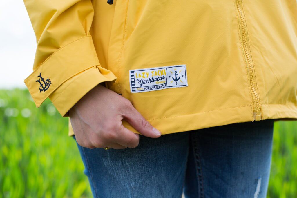 A classic yellow raincoat from Lazy Jacks
